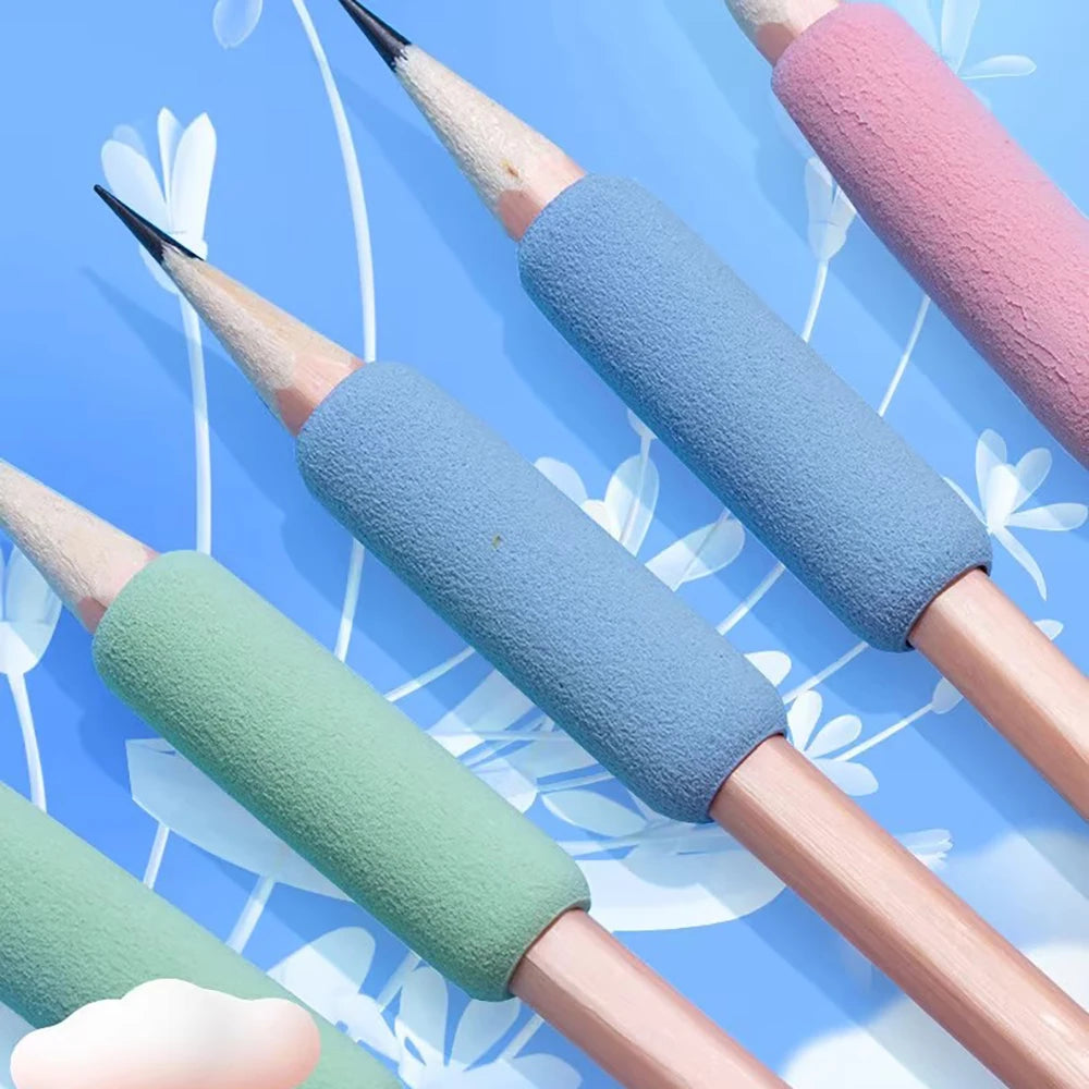 Small Sponge Pencil Protective Cover Student Sweat Absorber Pen Holder