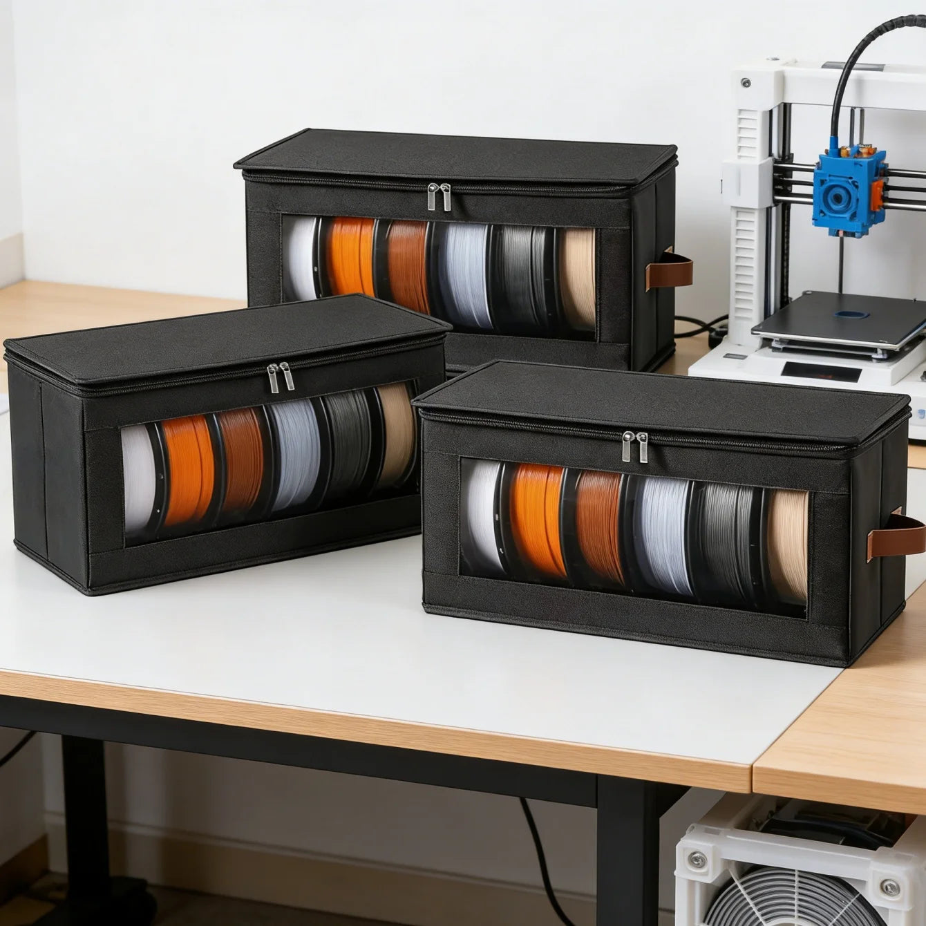 3D Printer Filament Storage Bag & Holder Rack | Home Workshop Filament Storage Bag Peaceful Pleasures Health and Wellness