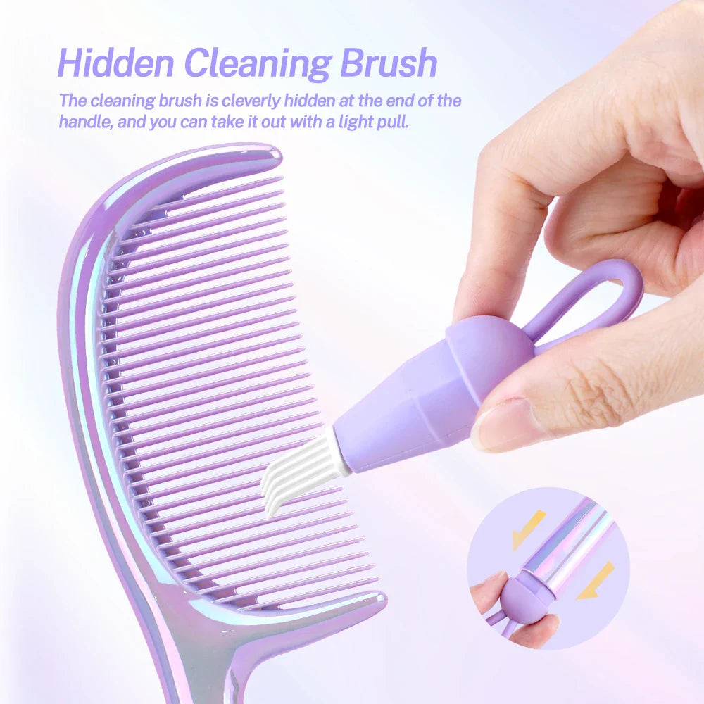 Wide Tooth Detangling Comb – Anti-Static Curly Hair Brush