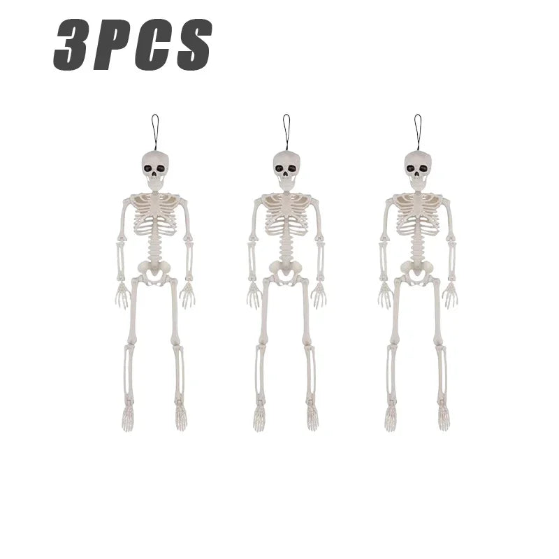 40cm Movable Skeleton Halloween Decoration – Hang or Stand