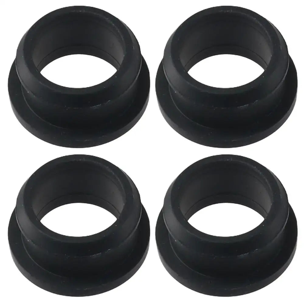 4Pcs Round Rubber Grommets Black White Silicone Rubber Rubber Plug Hole Grommet Cable Wire Hole Plug Electrical Box Cable Pipe Peaceful Pleasures Health and Wellness Black Dia 17mm x ID 13mm