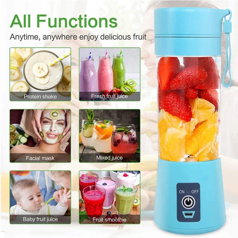 Gadgets Tools Rechargeable Kitchen Acceesories USB Blender Smoothie Dining. Automatic Maker Shake Electric Portable Mini Juicer Peaceful Pleasures Health and Wellness