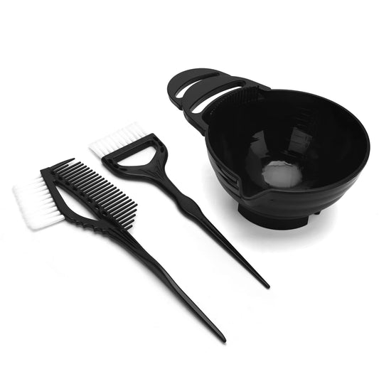 Hair Dye Tool Set, Hair Salon Specific Hair Dye, Color Mixing Bowl, Hair Dye Brush, Comb, Hair Salon Home Accessories 3Pcs Set Peaceful Pleasures Health and Wellness 3PCS