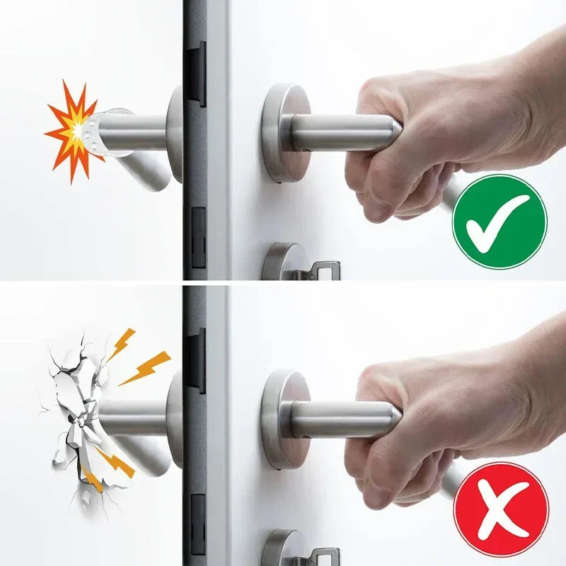 Transparent PVC Door Handle Stop Bumper Pads – 1 to 8 Pcs