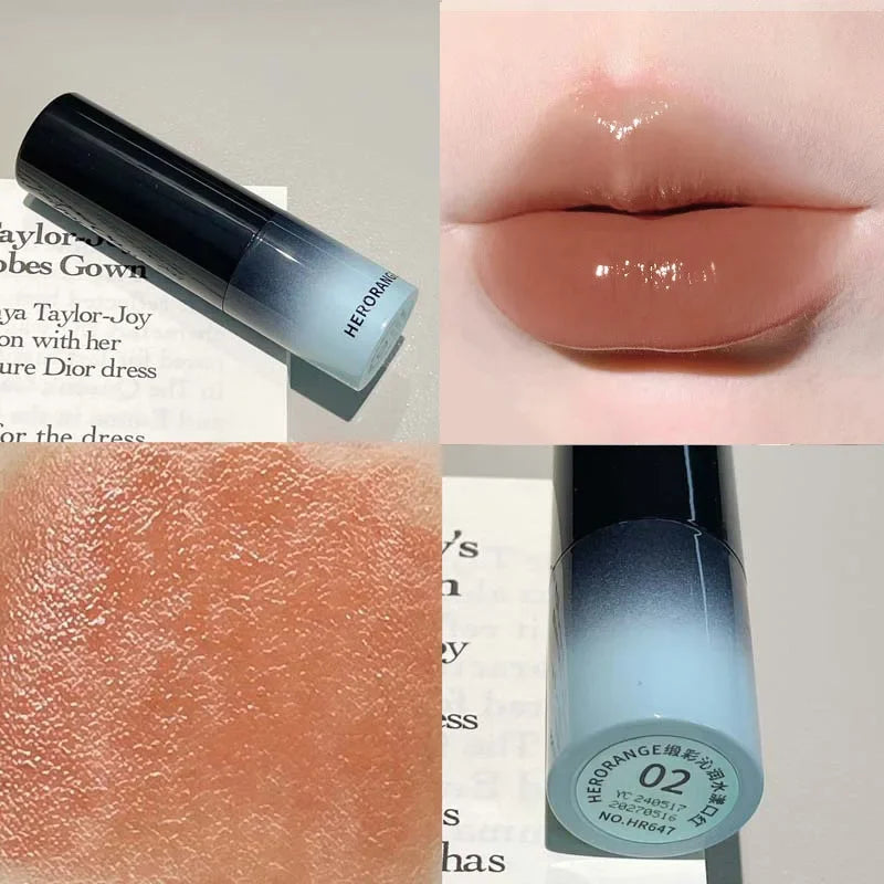HERORANGE Mirror Lips Plumping Moisturizing Lipstick | K-Beauty