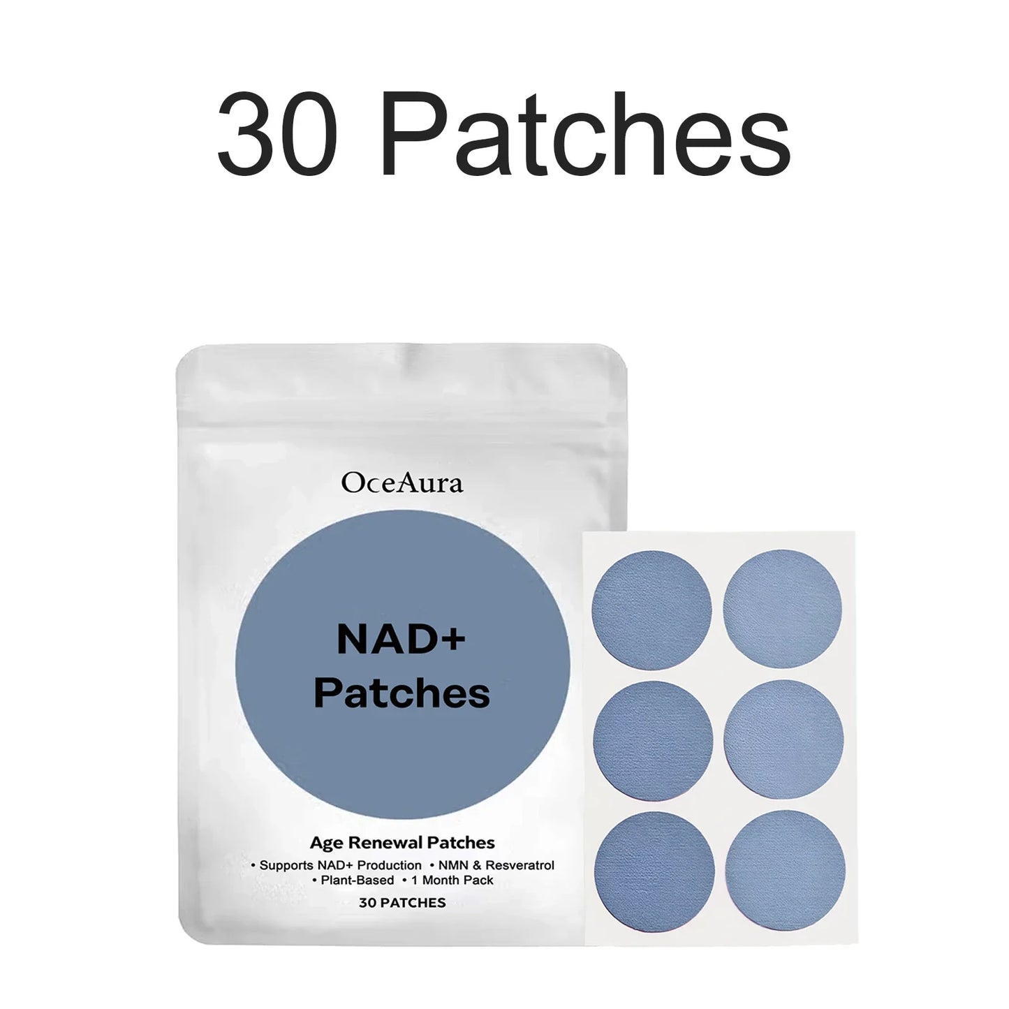 30 PCS Moisturizing Body Patches – Daily Hydrating Skin Stickers