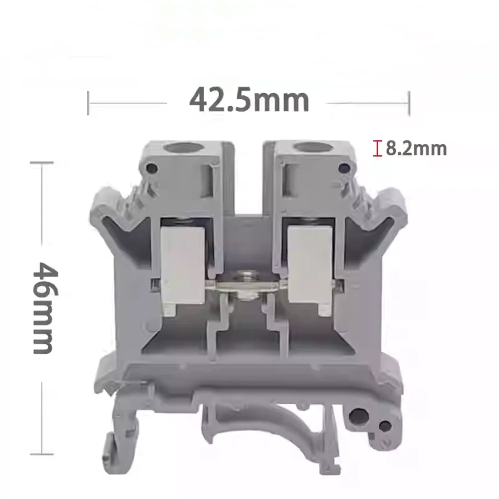 10pcs/lot UK6N UK 6N Screw Feed-through Wire Connector UK 6mm² Universal Plug Multi-Color Electrical DIN Rail Terminal Block Peaceful Pleasures Health and Wellness