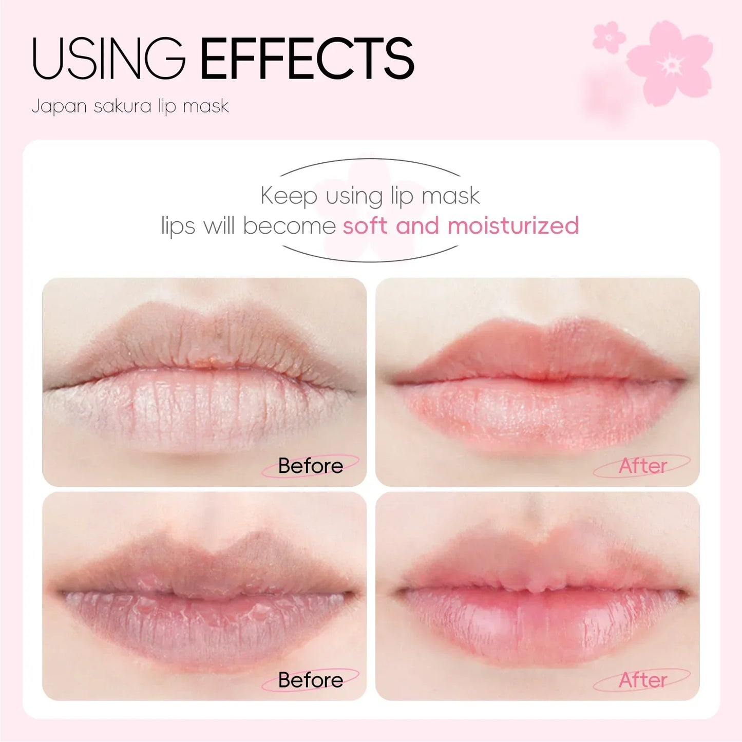 LAIKOU Lip Mask Gel Patches – Moisturizing, Hydrating & Lip Line Repair Peaceful Pleasures Health and Wellness