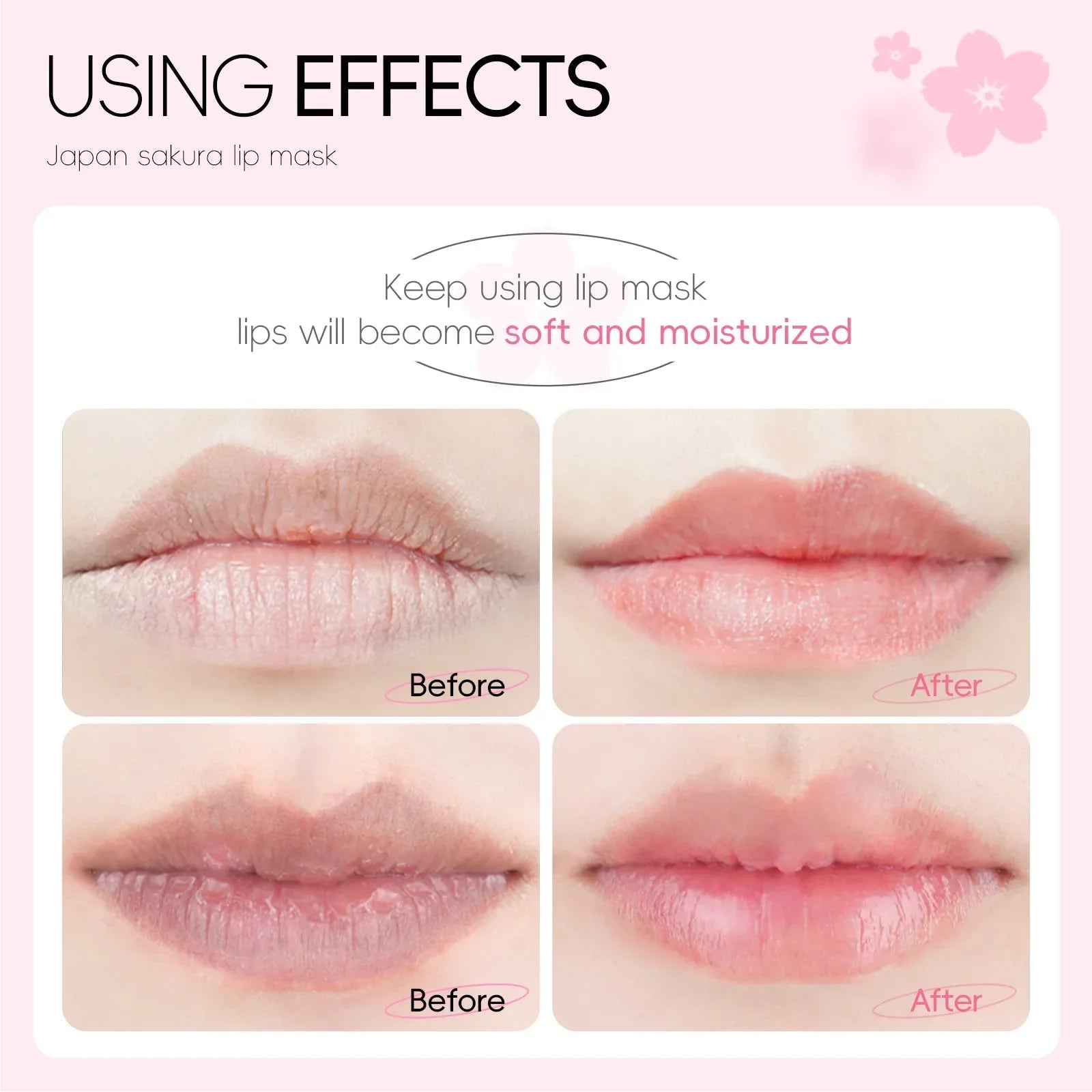 LAIKOU Lip Mask Gel Patches – Moisturizing, Hydrating & Lip Line Repair Peaceful Pleasures Health and Wellness