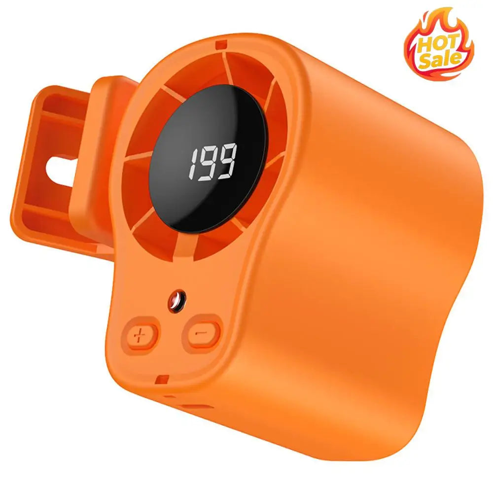 Clip-On Fan 199 Speeds 360° Rotate – USB-C Rechargeable