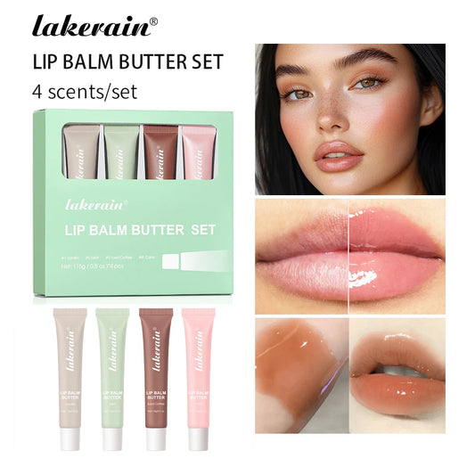 Butter Lip Balm Moisturizing Lip Gloss Oil Long Lasting Nourishes Smoothing Deep Hydration Daily Care Butter Lip Balm Makeup Peaceful Pleasures Health and Wellness