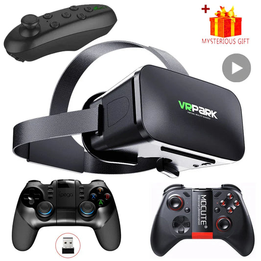 AyeBeau 3D VR Headset Goggles for Smartphones | Immersive Viewer VR Headset Goggles Oasis Select