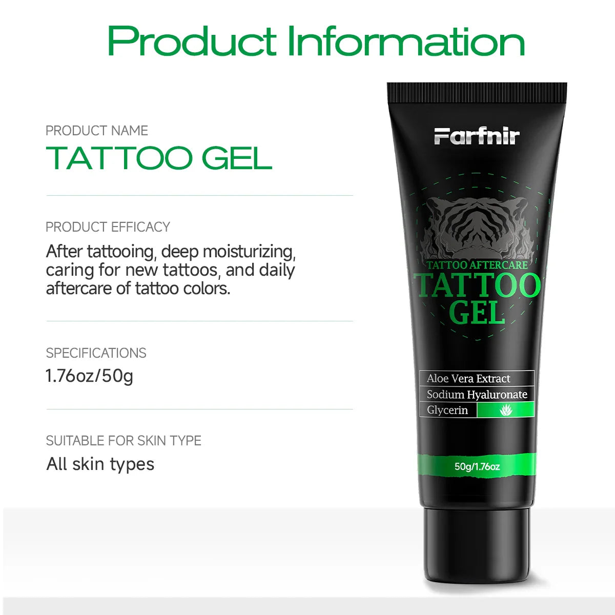 Tattoo Foaming Soap & Gel – Brightens Ink, All Skin Types
