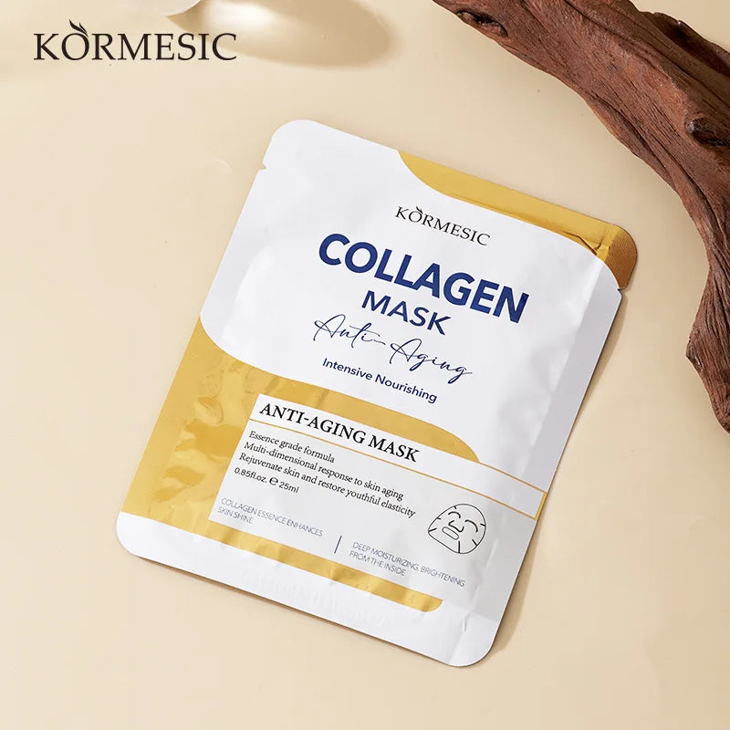 Gold Collagen Face Mask – Moisturizing, Anti-Wrinkle & Brightening