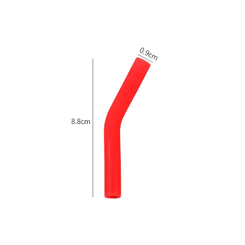 6-Pack Silicone Straw Tip Covers for 9mm Reusable Straws Straw Tip Covers Peaceful Pleasures Health and Wellness