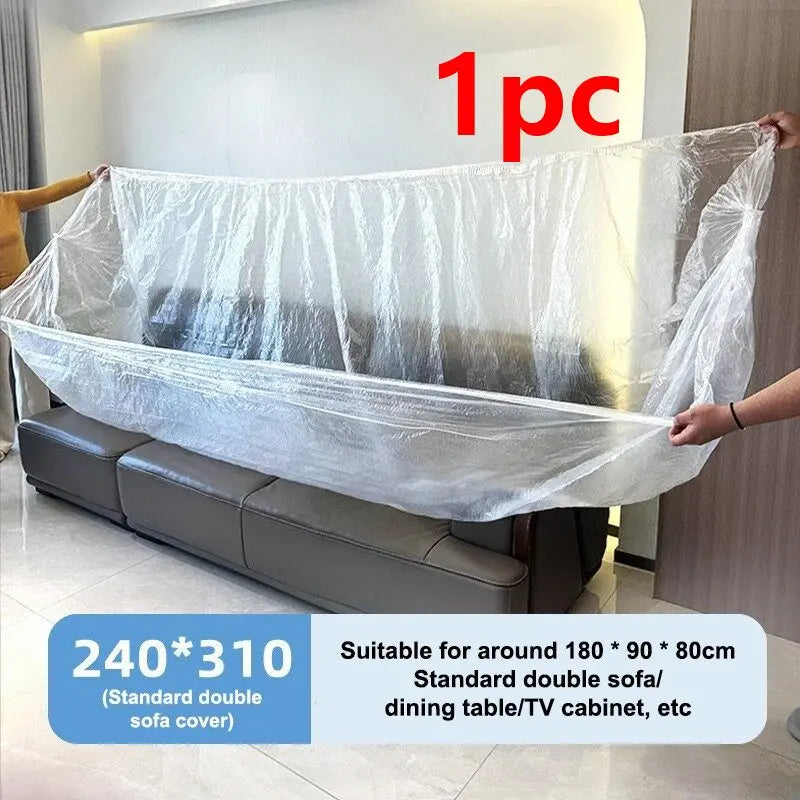 Heavy Duty Waterproof Disposable Dust Cover for Beds & Furniture