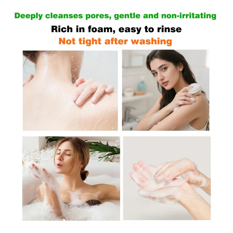 3pcs Papaya Soap Cleansing and Moisturizing Handmade Soap for Bathing, Face Washing, and Skin Moisturization Peaceful Pleasures Health and Wellness