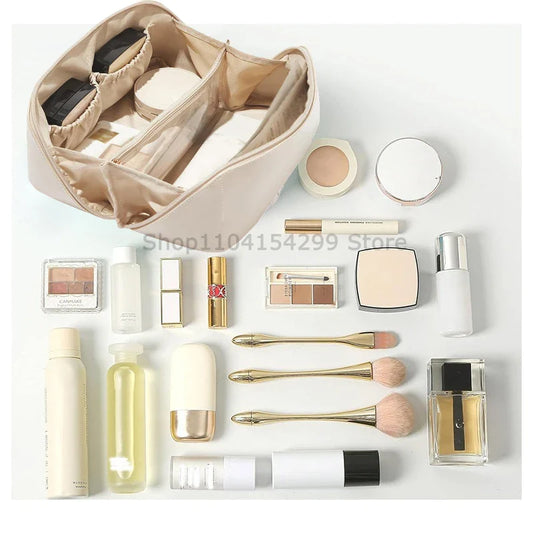 Travel Makeup Organizer Bag – Zippered Cosmetic Toiletry Pouch Cosmetic Travel Bag Oasis Select