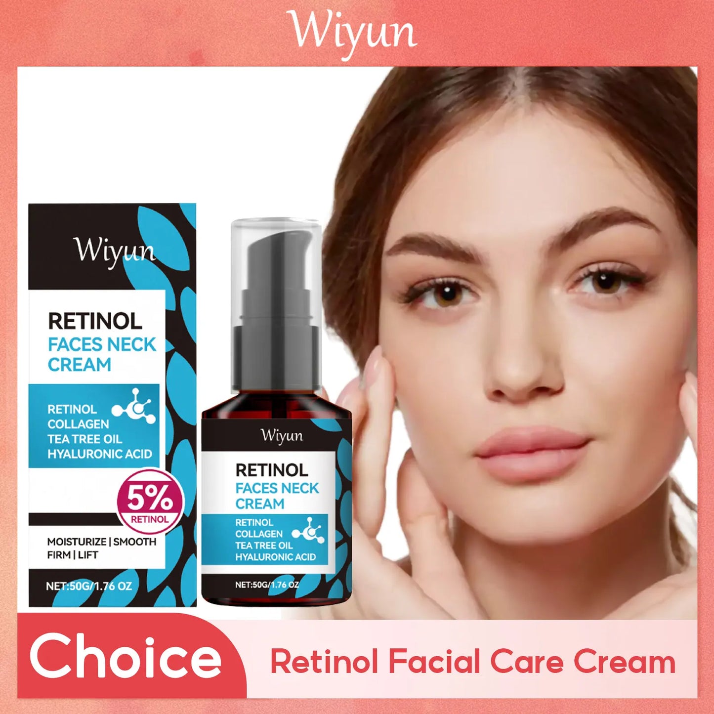WIYUN Retinol Collagen Firming Face & Neck Cream 50g