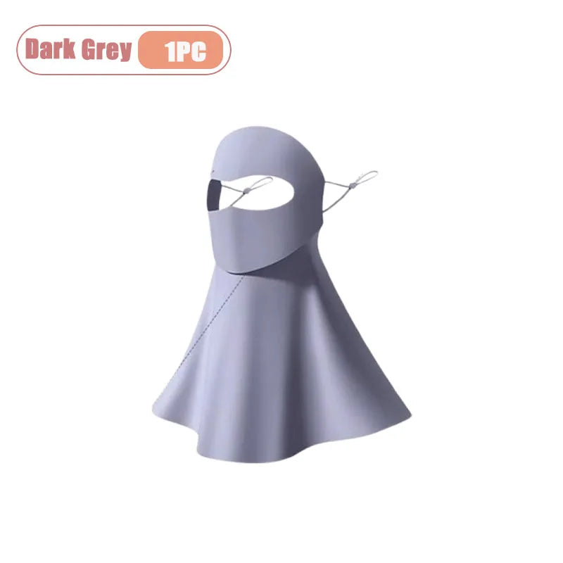 Ice Silk Face Mask UPF 50+ Cooling UV Sun Protection Gaiter