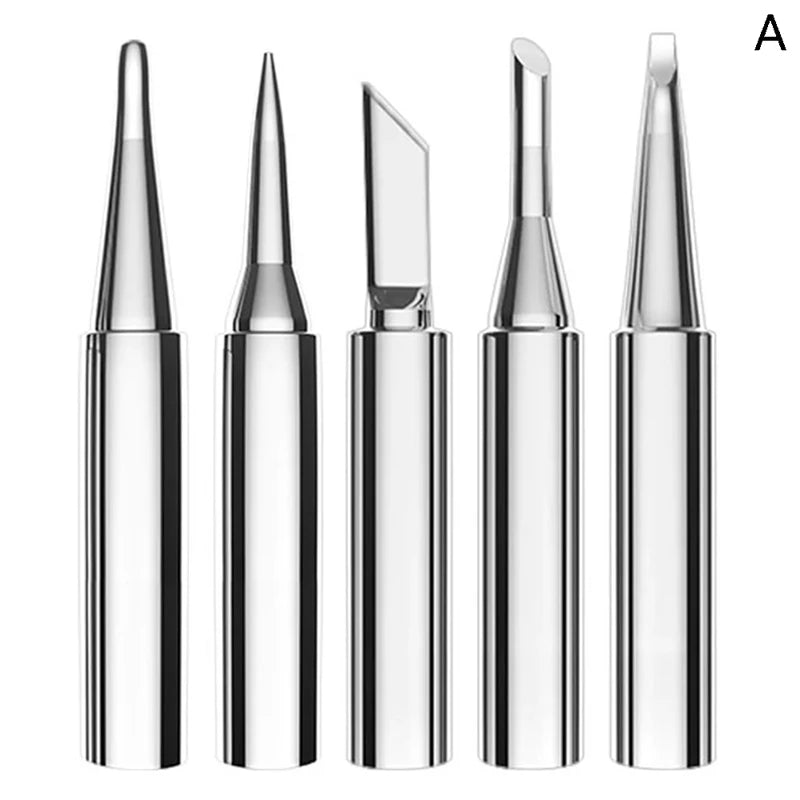 5Pcs I+B+K+2.4D+3C Soldering Iron Pure Copper 900M Soldering Iron Head Set Inside Hot Bare Copper Electric Soldering Iron Tip Peaceful Pleasures Health and Wellness A