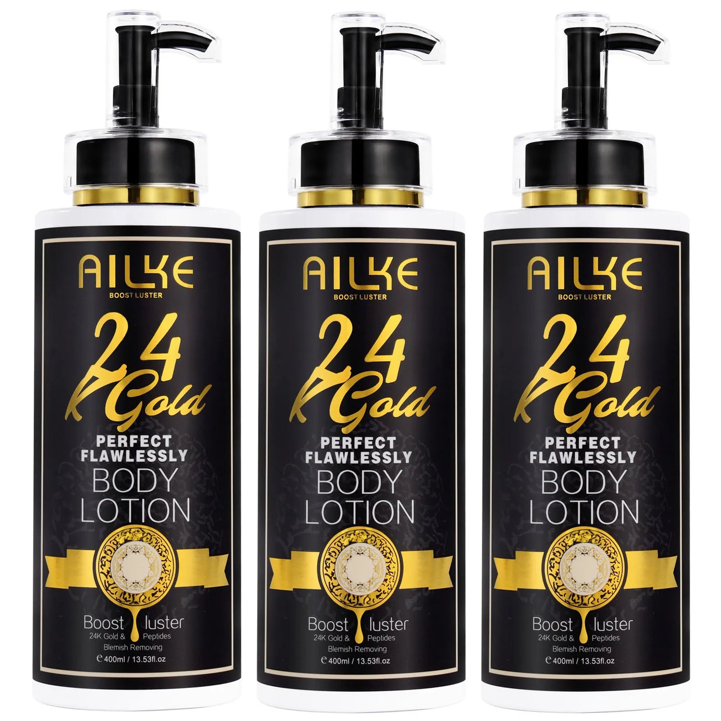 AILKE 24K Gold Body Lotion | Brightening, Niacinamide & Vitamin C