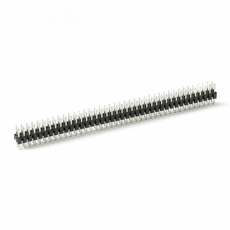 5PCS 2.54MM Spacing Male Double Row Pin Header 2.54 2X40P 2X40 Straight Pin 80P Peaceful Pleasures Health and Wellness