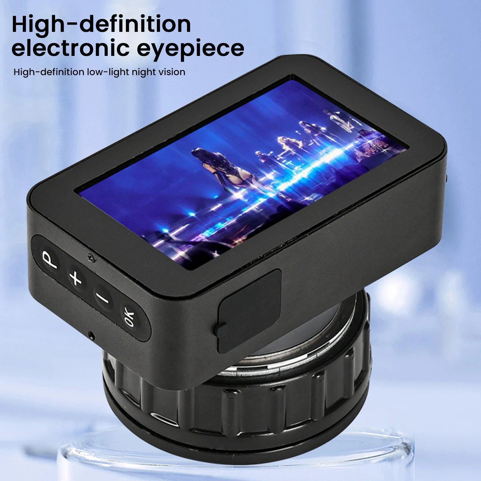 Telescope Eyepieces Camera 850MAH 3 In Color Display Electronic Eyepiece 26mm-46mm for Astrophotography Planetary Bird Watching Peaceful Pleasures Health and Wellness