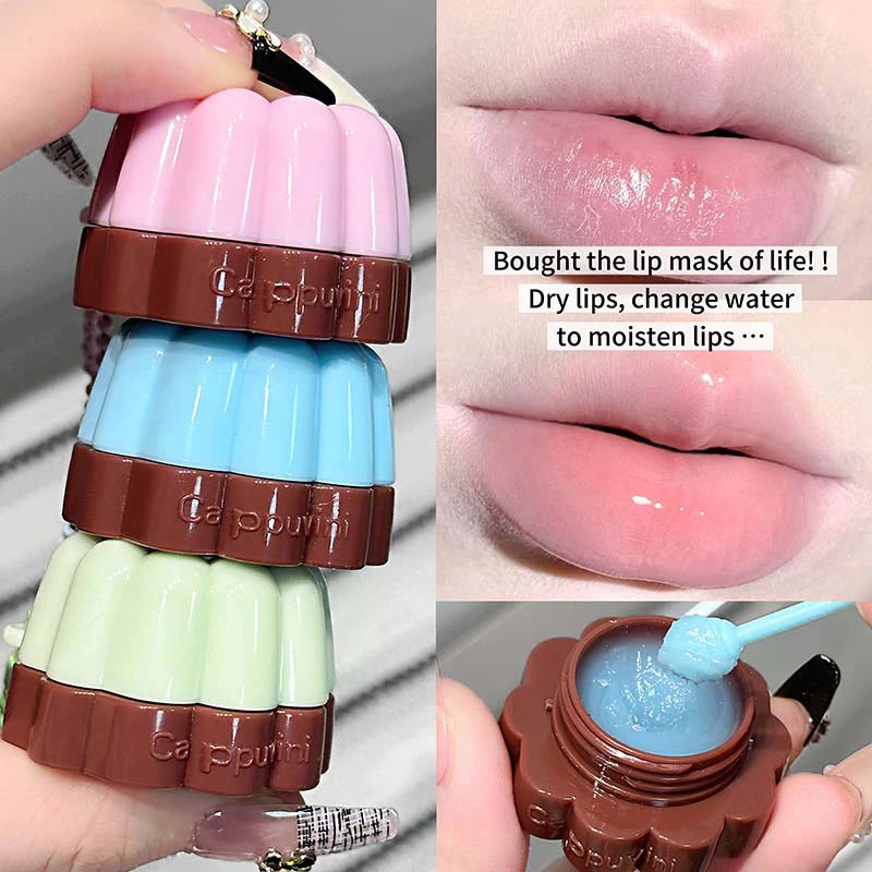 Cappuvini Macaron Fruit Lip Mask – Hydrating & Softening