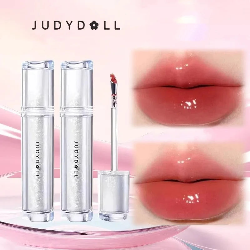 Judydoll Mirror Shine Lip Glaze – Watery Tint & Long-Lasting Color