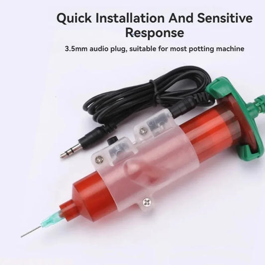 Pneumatic Glue Dispenser Manual Control Switch & Syringe Tool Dispensing Control Switch Peaceful Pleasures Health and Wellness
