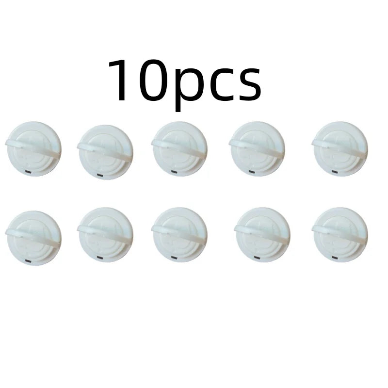[Euronorm]10/20Pcs Socket protective cover Pull ring Power Protector Baby Safety Electric Plug Socket Cover for Baby Kid Plastic Peaceful Pleasures Health and Wellness 10pcs