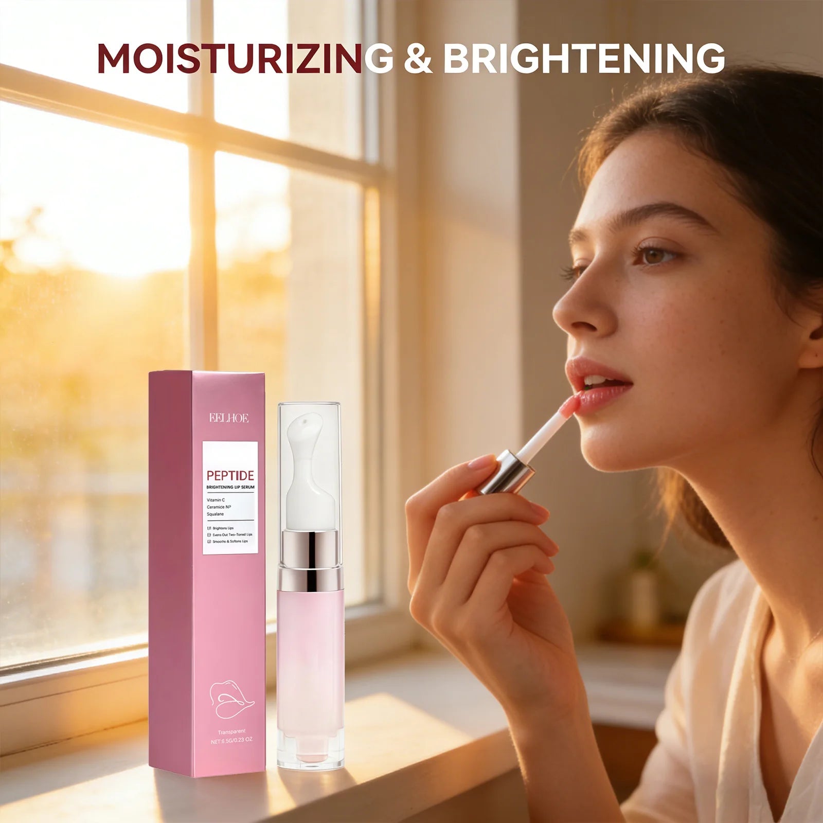 EELHOE Brightening Lip Serum – Lighten, Exfoliate & Moisturize Brightening Lip Serum Peaceful Pleasures Health and Wellness