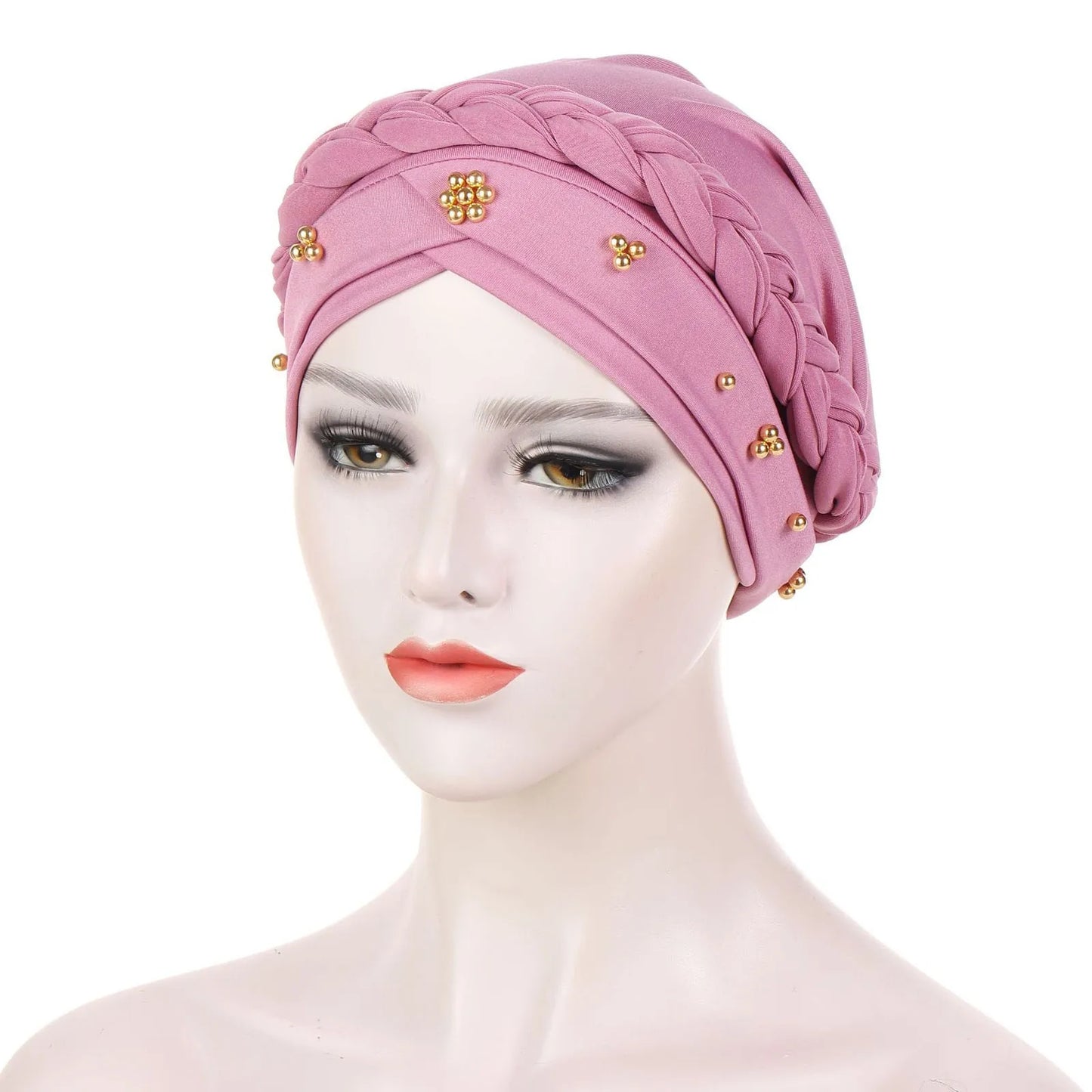 Women's Inner Hijab Turban Bonnet Cap with Pearl Detail