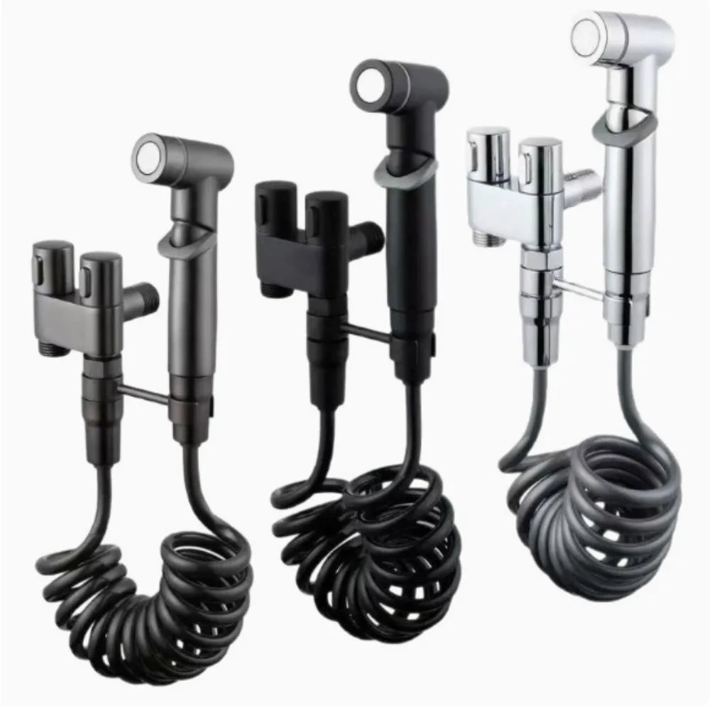 Handheld Bidet Sprayer – Hot & Cold Water Toilet Cleaner Set