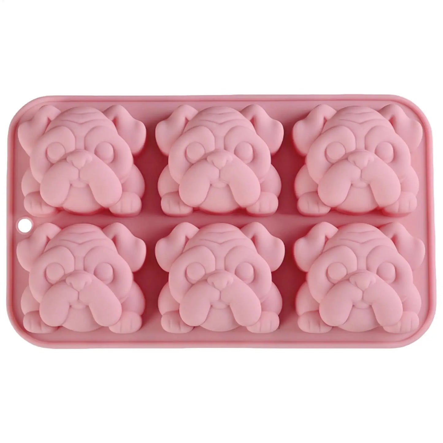 Dog Shaped Silicone Mold – Ice Cubes, Chocolate & Candy Tray