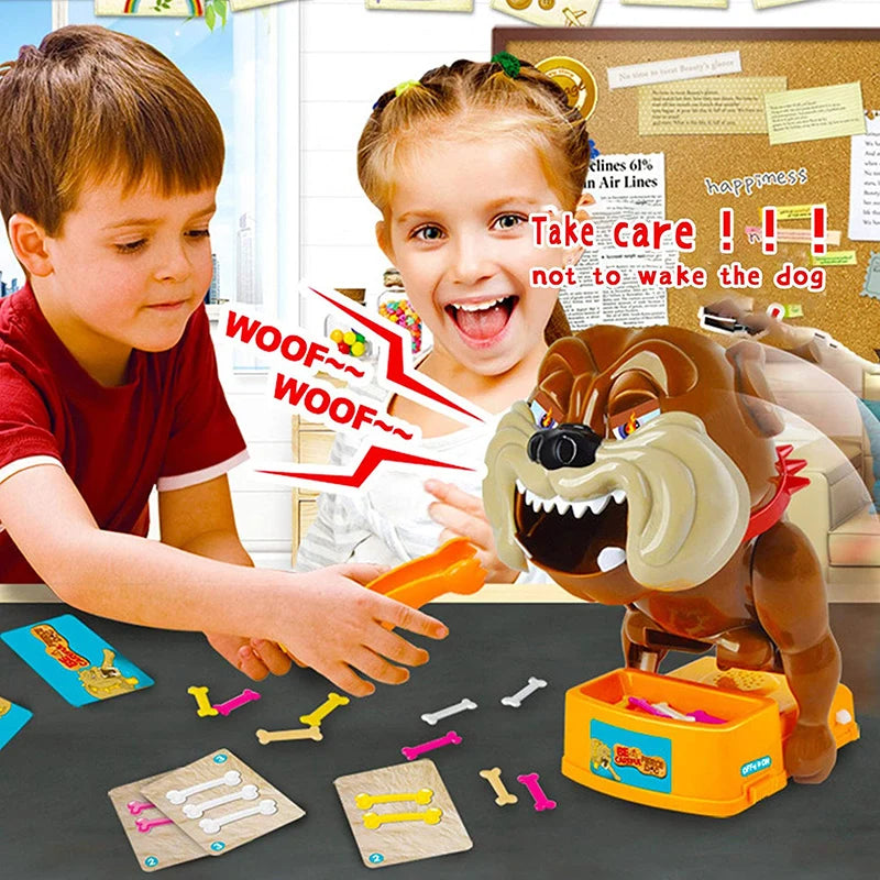 Don't Take Buster's Bones Bulldog Prank Board Game | Kids Gift