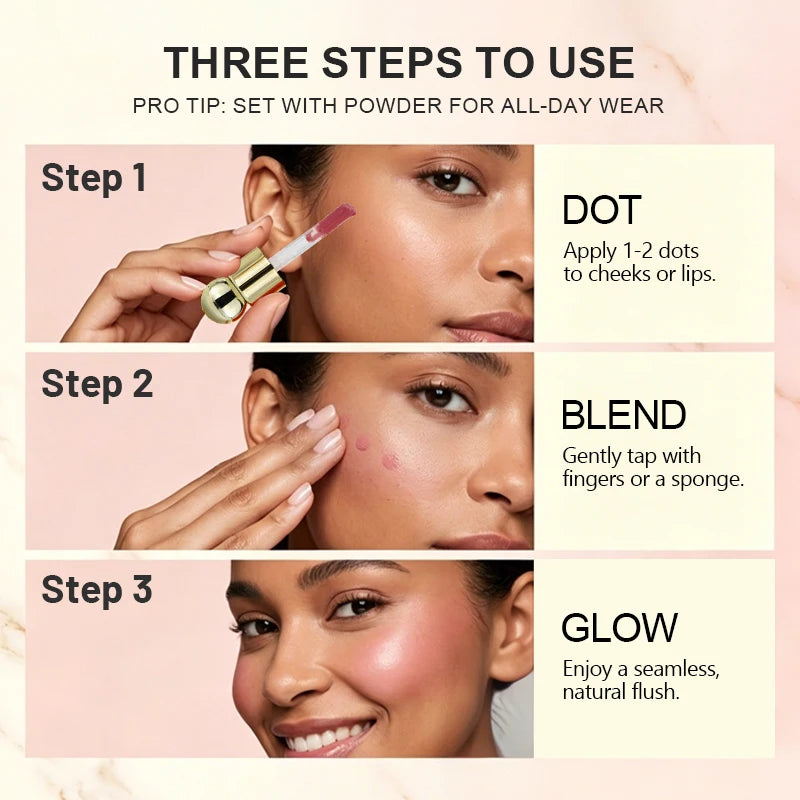 Korean Moisturizing Lip Gloss – 5 Colors Long-Lasting Lip Tint