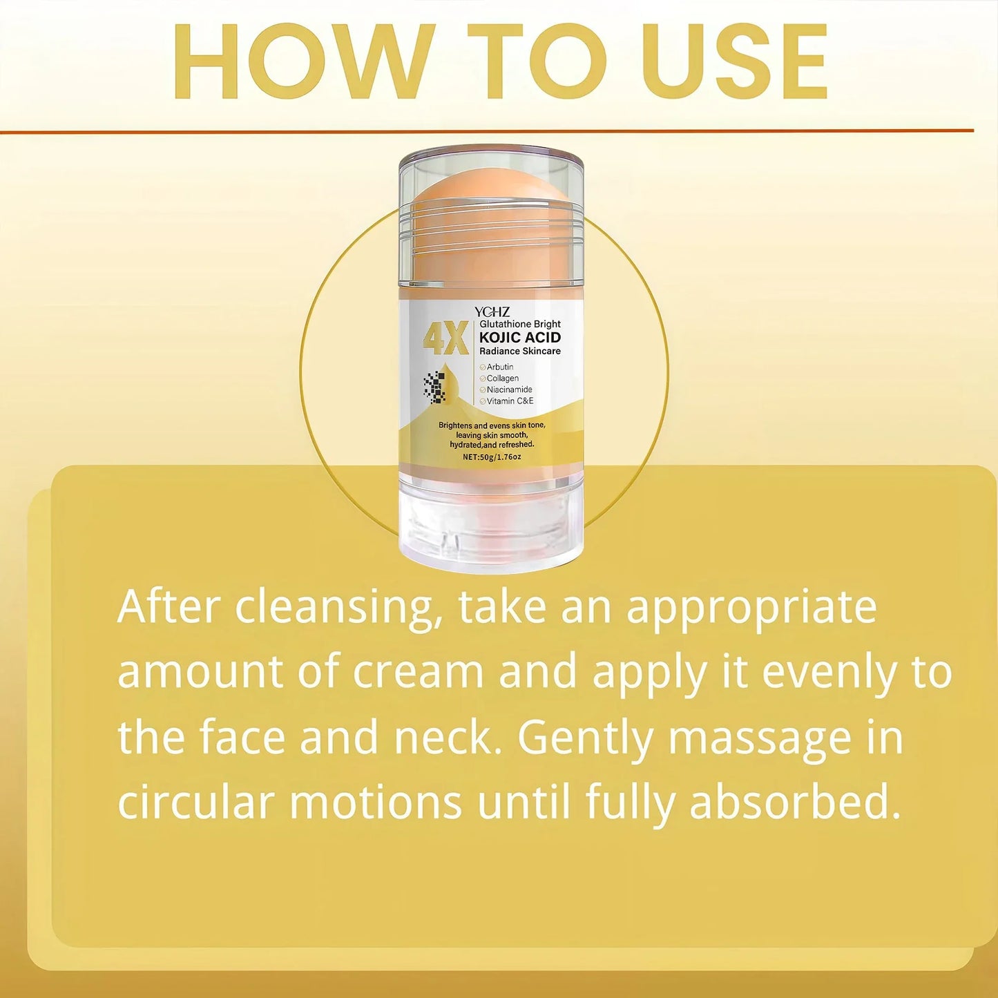 Kojic Acid Cream Stick – Brightening & Even Skin Tone | 50g