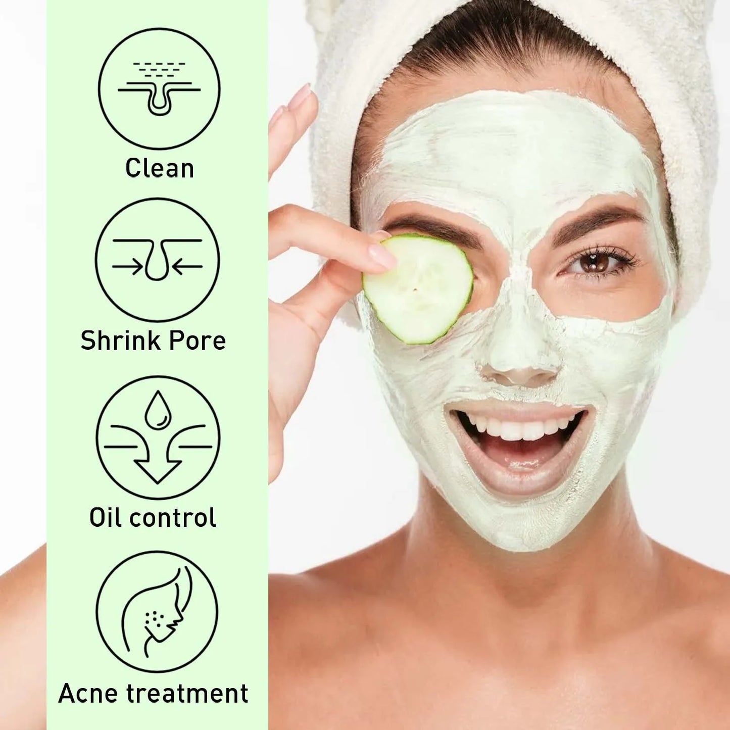 Green Mud Mask Stick – Tea Tree & Mugwort Pore Cleanser
