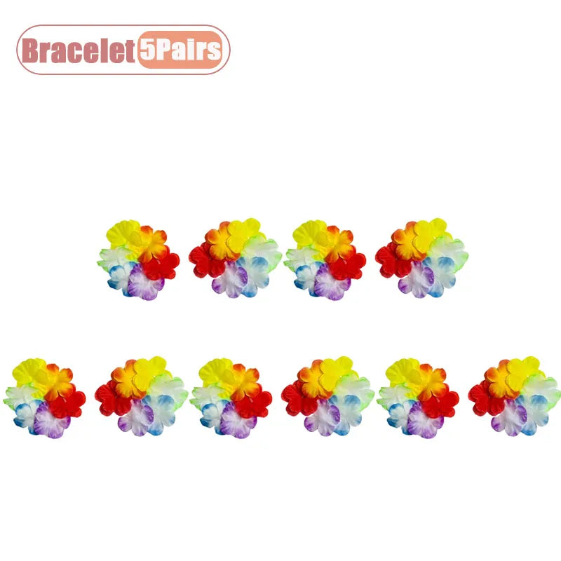 Faux Flower Headband & Wristband Set | Floral Crown Corsage