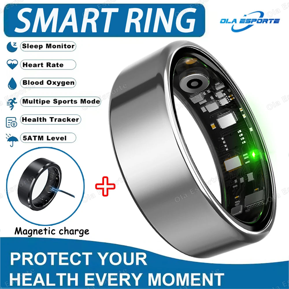 Smart Ring | Heart Rate, Sleep & SpO2 Tracker | IP68 5ATM