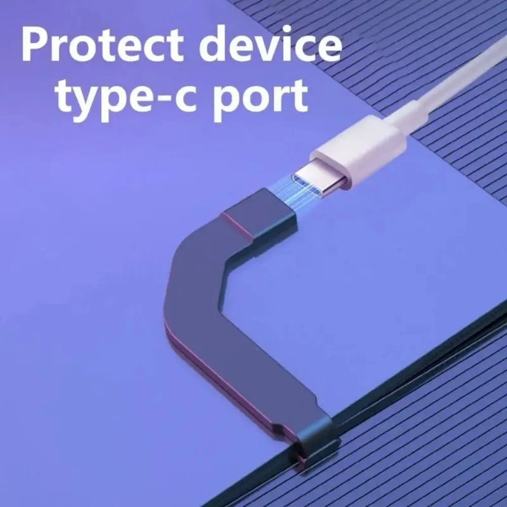 USB-C Right-Angle Adapter | 60W Fast Charging & 10Gbps Data