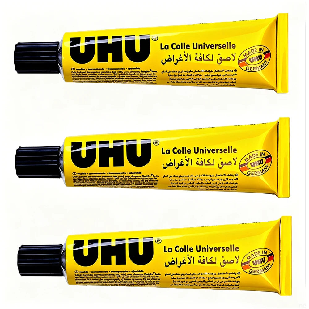 UHU All Purpose Clear Adhesive Glue 35ml | Fabric, Leather & DIY