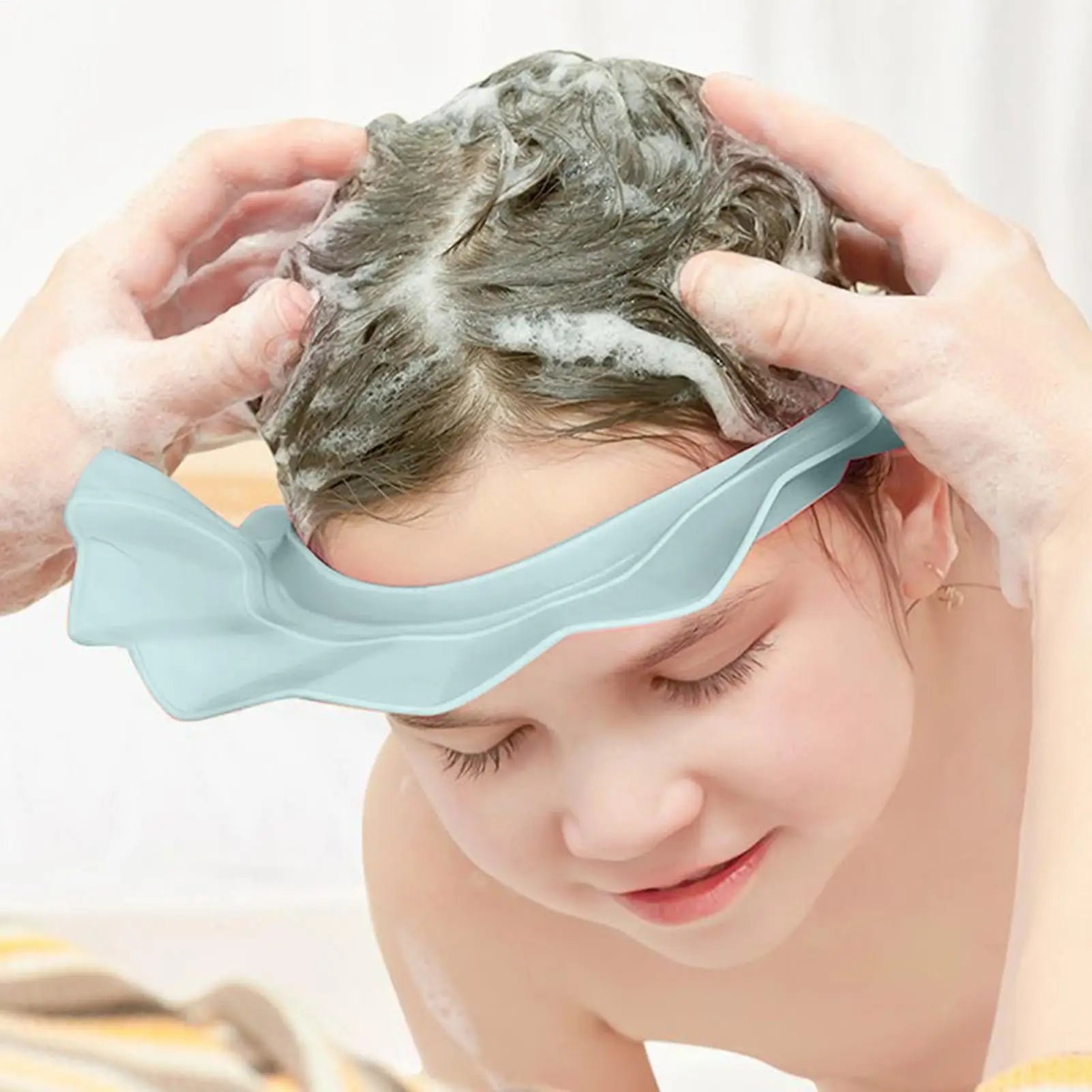 Baby Adjustable Shower Cap – Waterproof Hair Wash Visor for Kids Baby Shower Cap Peaceful Pleasures Health and Wellness