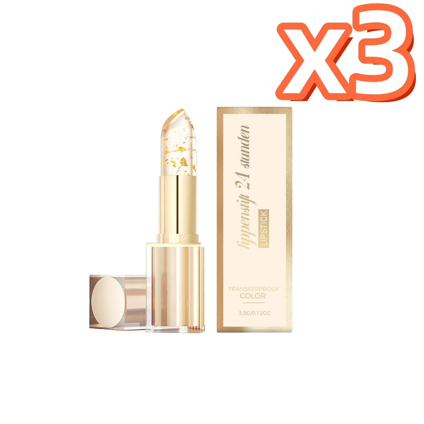Gold Foil Color-Changing Lipstick with Hyaluronic Acid 3.5g