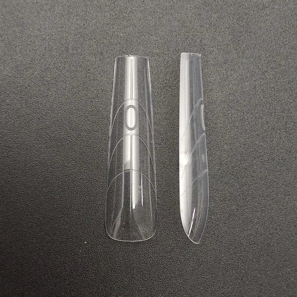 240-Pc Reusable Nail Extension Forms – Almond & Coffin Molds