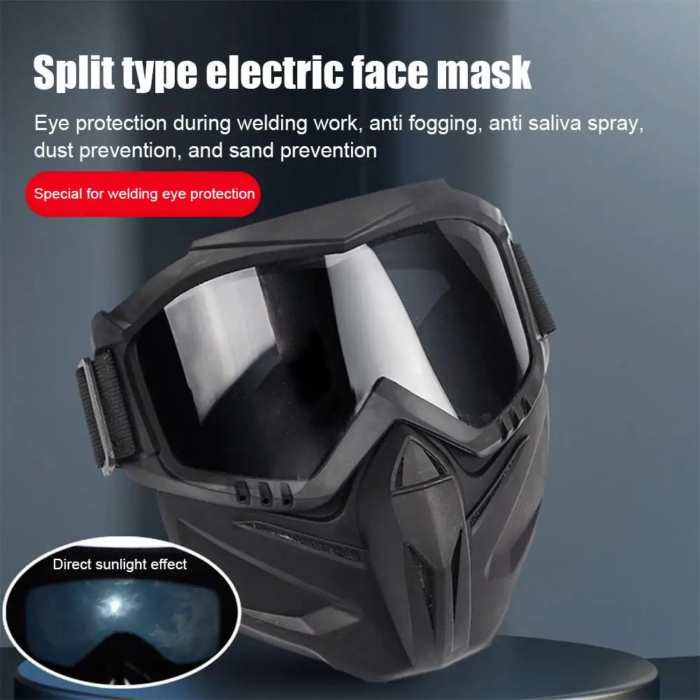Welder Mask Welding Mask Dust Resistant Eye Protection Comfortable Anti Splash Anti Fog Face Shield Grinding Protective Gear Peaceful Pleasures Health and Wellness