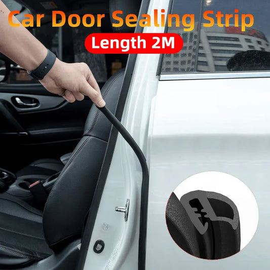 2m Universal Car Door Rubber Weatherstrip B-Pillar Seal Strip Car Weatherstrip Seal Oasis Select 1pc 2m