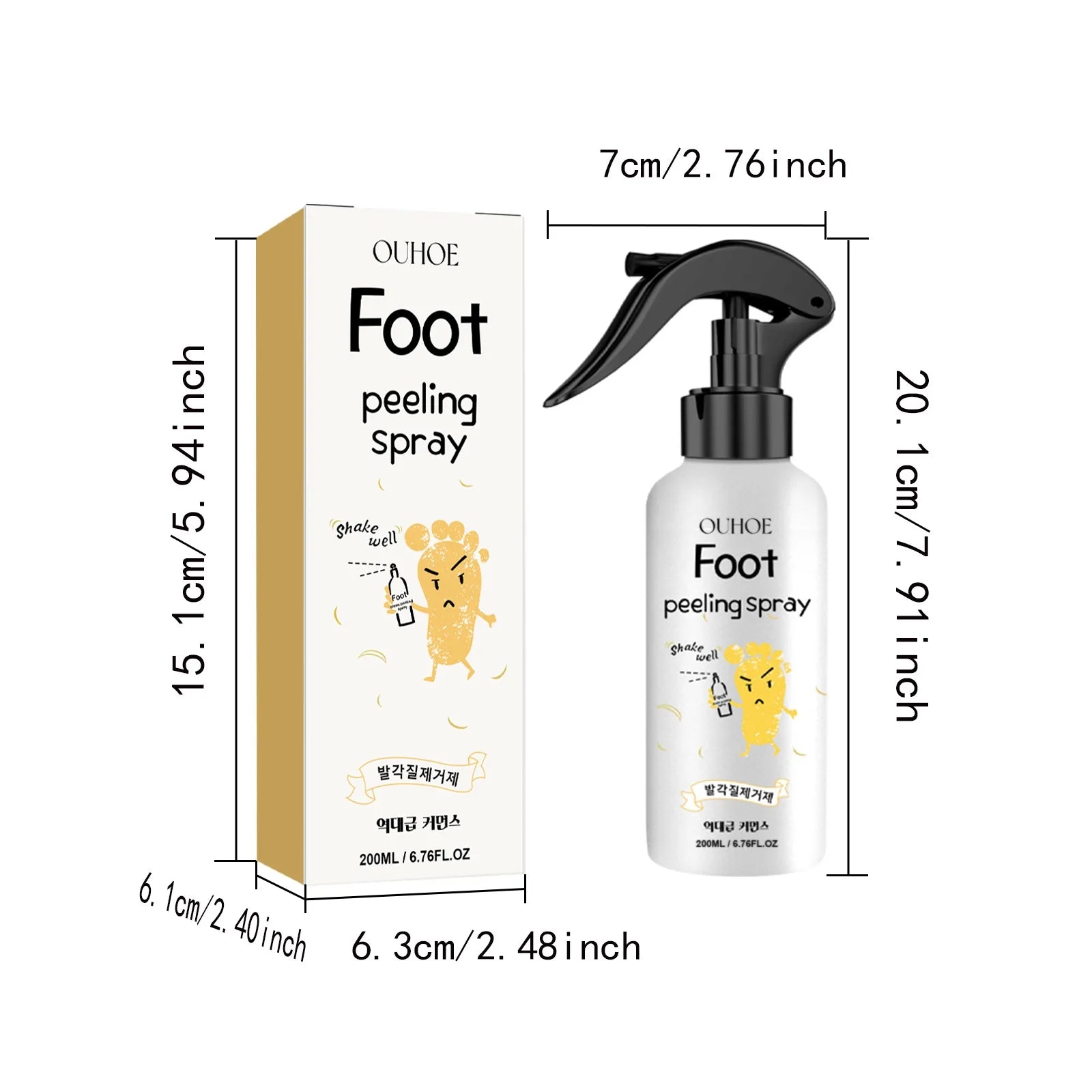Foot Exfoliating Spray 200ml – Dead Skin & Callus Remover Foot Exfoliating Spray Peaceful Pleasures Health and Wellness